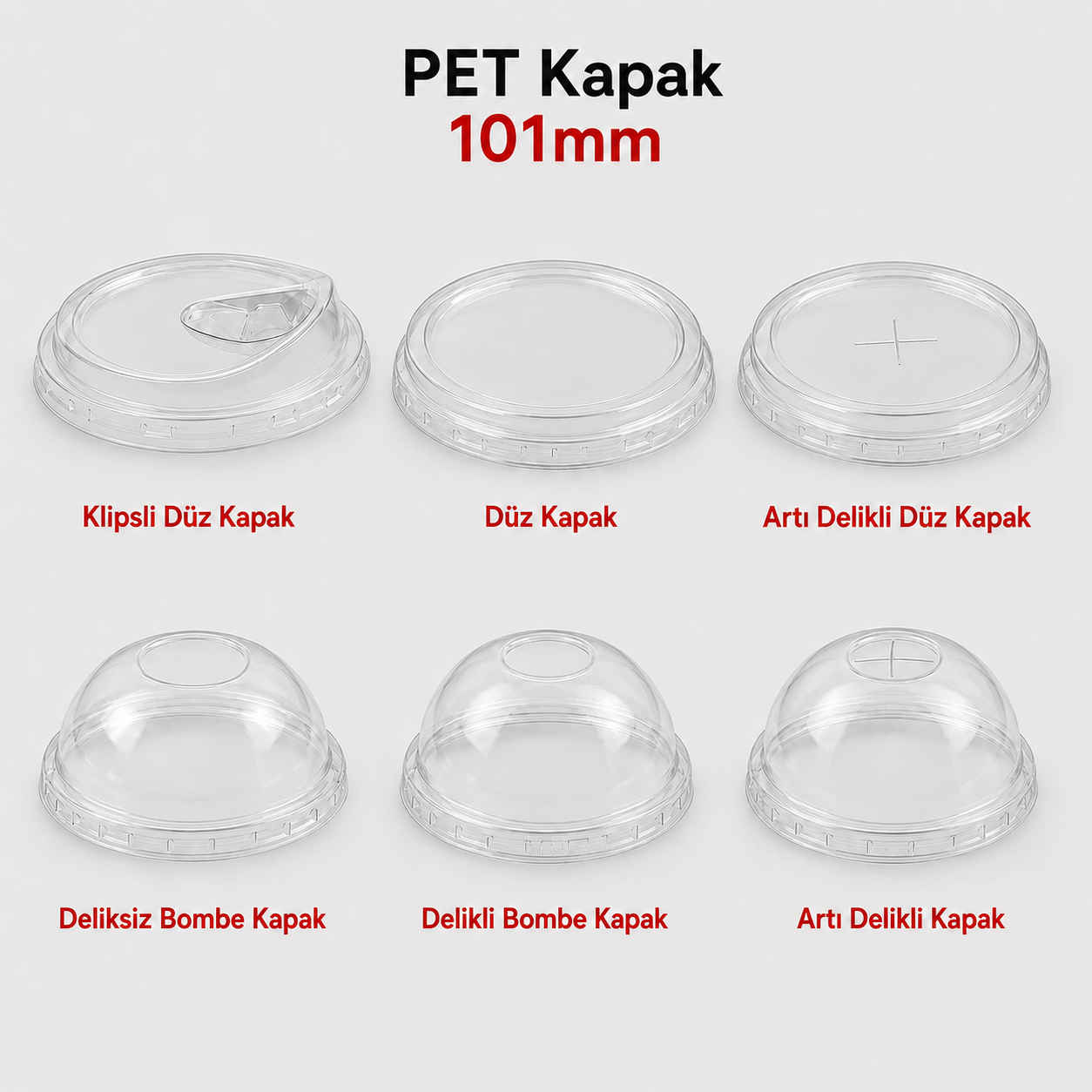 101 Çap PET Kapak